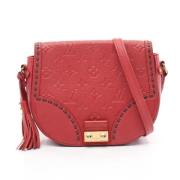 Pre-owned Leather louis-vuitton-bags Louis Vuitton Vintage , Red , Dam...