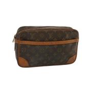 Pre-owned Canvas louis-vuitton-bags Louis Vuitton Vintage , Brown , Da...