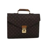 Pre-owned Canvas louis-vuitton-bags Louis Vuitton Vintage , Brown , Da...