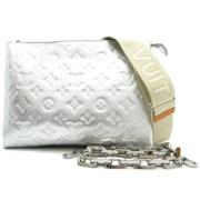 Pre-owned Leather louis-vuitton-bags Louis Vuitton Vintage , Gray , Da...