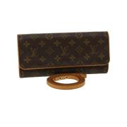 Pre-owned Canvas louis-vuitton-bags Louis Vuitton Vintage , Brown , Da...