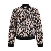 Dierenprint Bomberjack Amanda Zoso , Multicolor , Dames