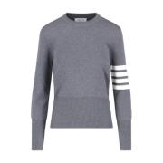 Trui met ronde hals Thom Browne , Gray , Dames