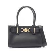 Pre-owned Leather shoulder-bags Versace Pre-owned , Black , Dames