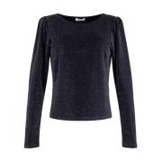 Top met korte mouwen in trendy stijl Anna Van Toor , Gray , Dames