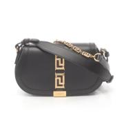 Pre-owned Leather shoulder-bags Versace Pre-owned , Black , Dames