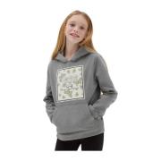 Logo Hoodie - Bedrukt, Grijs, Met Capuchon Vans , Gray , Dames