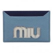 Pre-owned Leather wallets Miu Miu Pre-owned , Blue , Dames