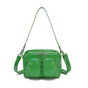 Ellie Wrinkle Green Crossbody Tas Núnoo , Green , Dames