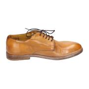 Elegante Vintage Leren Damesschoenen Moma , Brown , Dames