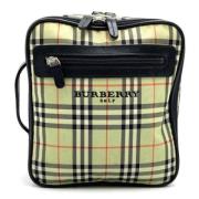 Pre-owned Canvas handbags Burberry Vintage , Green , Dames