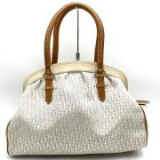 Pre-owned Leather dior-bags Dior Vintage , Beige , Dames