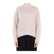 Beige Wol Mohair Mix Pullover Isabel Marant Étoile , Beige , Dames