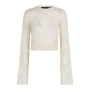 Gebreide trui Rotate Birger Christensen , White , Dames