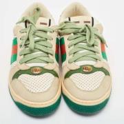 Pre-owned Leather sneakers Gucci Vintage , Multicolor , Heren