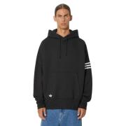 Mannen Mouw Drie Strepen Sweatshirt Adidas , Black , Heren