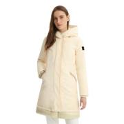 Ottoman Parka Array Large Woolrich , White , Dames