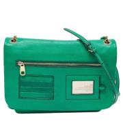 Pre-owned Leather shoulder-bags Dolce & Gabbana Pre-owned , Green , Da...