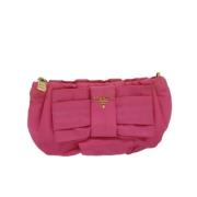 Pre-owned Nylon prada-bags Prada Vintage , Pink , Dames