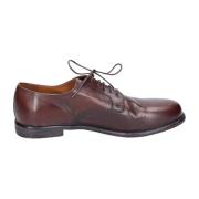 Elegante Vintage Leren Herenschoenen Moma , Brown , Heren