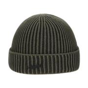 Kasjmiermix Geribbelde Boordmuts Borsalino , Green , Unisex