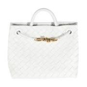 Pre-owned Leather handbags Bottega Veneta Vintage , White , Dames