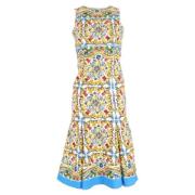 Pre-owned Cotton dresses Dolce & Gabbana Pre-owned , Multicolor , Dame...