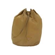 Pre-owned Nylon prada-bags Prada Vintage , Beige , Dames