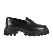 Klassieke Loafer Schoen Hogan , Black , Dames