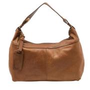 Pre-owned Leather handbags Givenchy Pre-owned , Brown , Dames