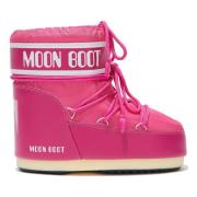 Lage Nylon Iconische Stijl Sneakers Moon Boot , Pink , Dames