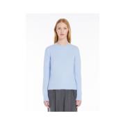 Stijlvolle Gebreide Trui Max Mara , Blue , Dames