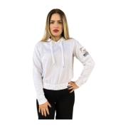 Stijlvolle Sweatshirt voor Modeliefhebbers Moschino , White , Dames