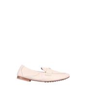 Leren Mocassin met Rubberen Zool Tory Burch , Beige , Dames