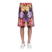 Bermuda met Luminary Print Dolce & Gabbana , Multicolor , Heren