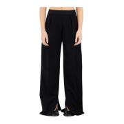 Zwarte Broek Stijlvol Model Jil Sander , Black , Dames