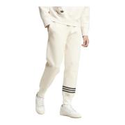 Dames Logo Broek Adidas Originals , Beige , Heren