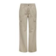 Cargo broek voor vrouwen Only , Beige , Dames