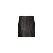 Korte rok met moderne stijl Liu Jo , Black , Dames