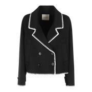 Stijlvolle Jas voor Mannen Ermanno Scervino , Black , Dames