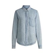 Casual Overhemd Hugo Boss , Blue , Dames