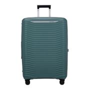 Blauwe Trolley Koffer met TSA Slot Samsonite , Blue , Unisex