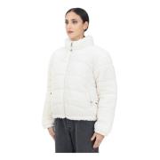 Lange bontbomberjas voor vrouwen The North Face , White , Dames