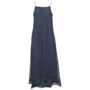 Pre-owned Lace dresses Armani Pre-owned , Blue , Dames