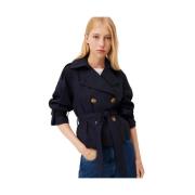 Stijlvolle Trenchcoat - Groot Marella , Blue , Dames