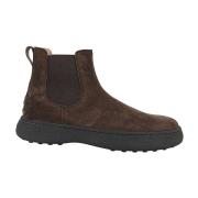 Winter Gommino Enkellaars Tod's , Brown , Heren