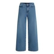 Jeans met geborduurd logo in verlengde snit Karl Lagerfeld , Blue , Da...