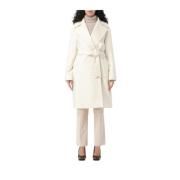 Wollen Omslagjas Max Mara , White , Dames