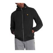 Softshell Jas met Verstelbare Capuchon Lyle & Scott , Black , Heren