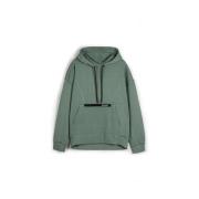 Groene Streetwear Hoodie Oversize Munich , Green , Heren